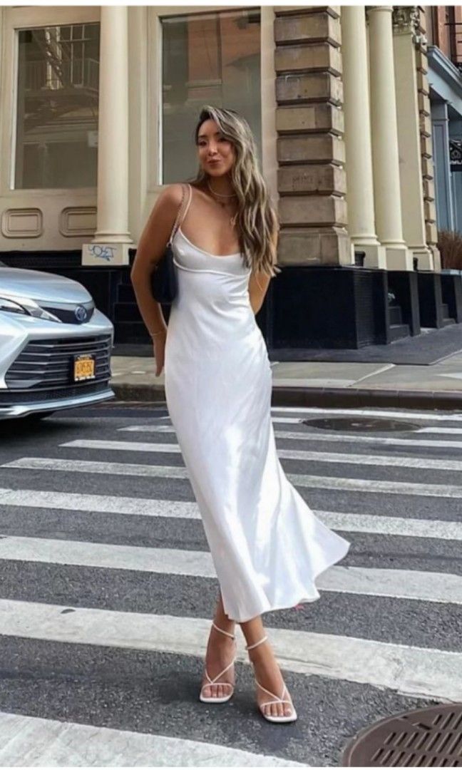 Zara White Satin Dress Morgan White Backless Silk Satin Gown Serenity Zara White Satin Dress Morgan White Backless Silk Satin Gown Serenity