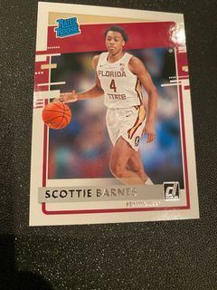 SCOTTIE BARNES 2021-22 Panini Chronicles Donruss Rated Rookie Draft Picks #32 Rookie Card RC Florida State Seminoles Toronto Raptors Basketball