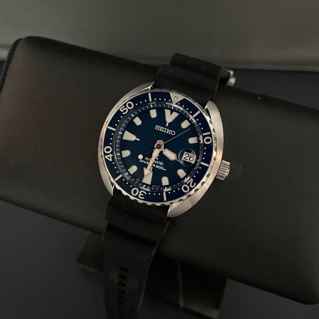 Seiko SRPC39K1 Mini Turtle Blue Men s Fashion Watches