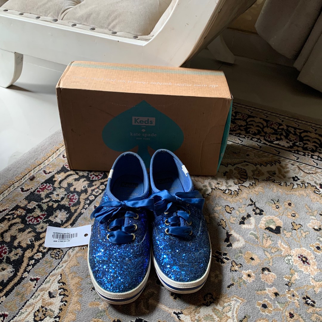 Navy blue glitter hotsell keds