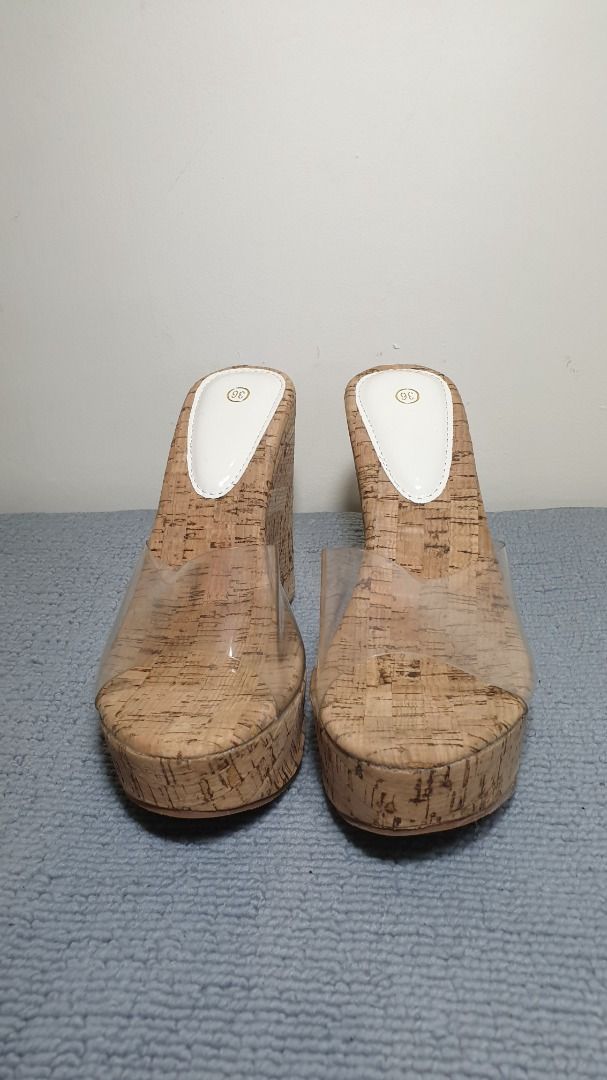 Wedge clear new arrivals shoes