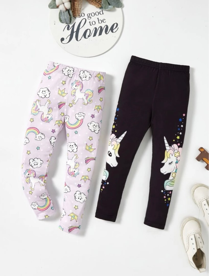 Cat & Jack pink unicorn leggings for girls, Babies & Kids, Babies & Kids  Fashion on Carousell
