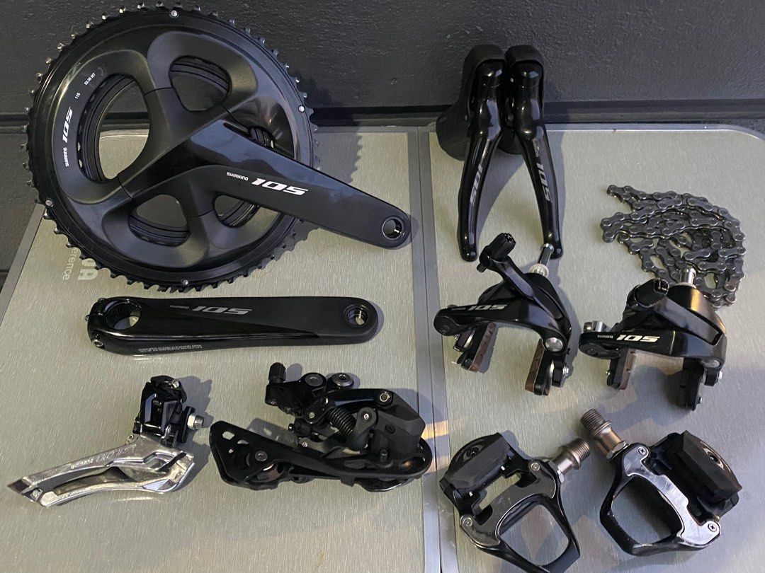 Used shimano 105 deals groupset