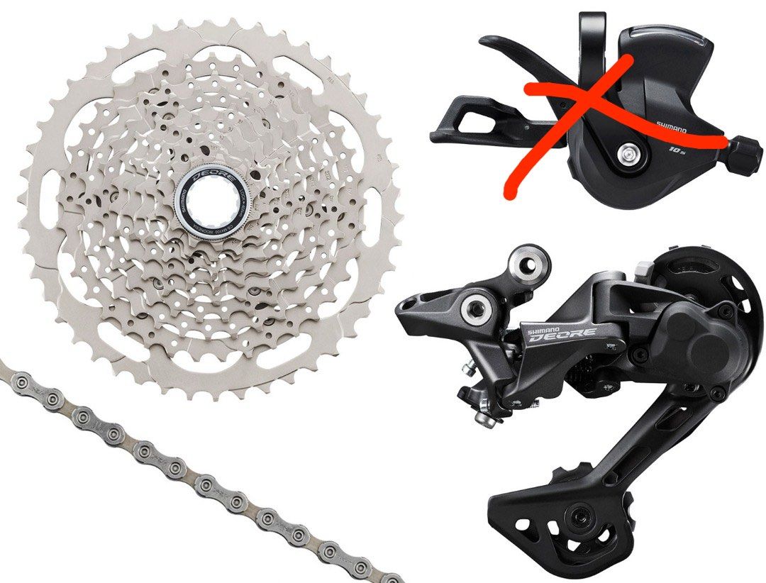 1x 10 cheap speed groupset