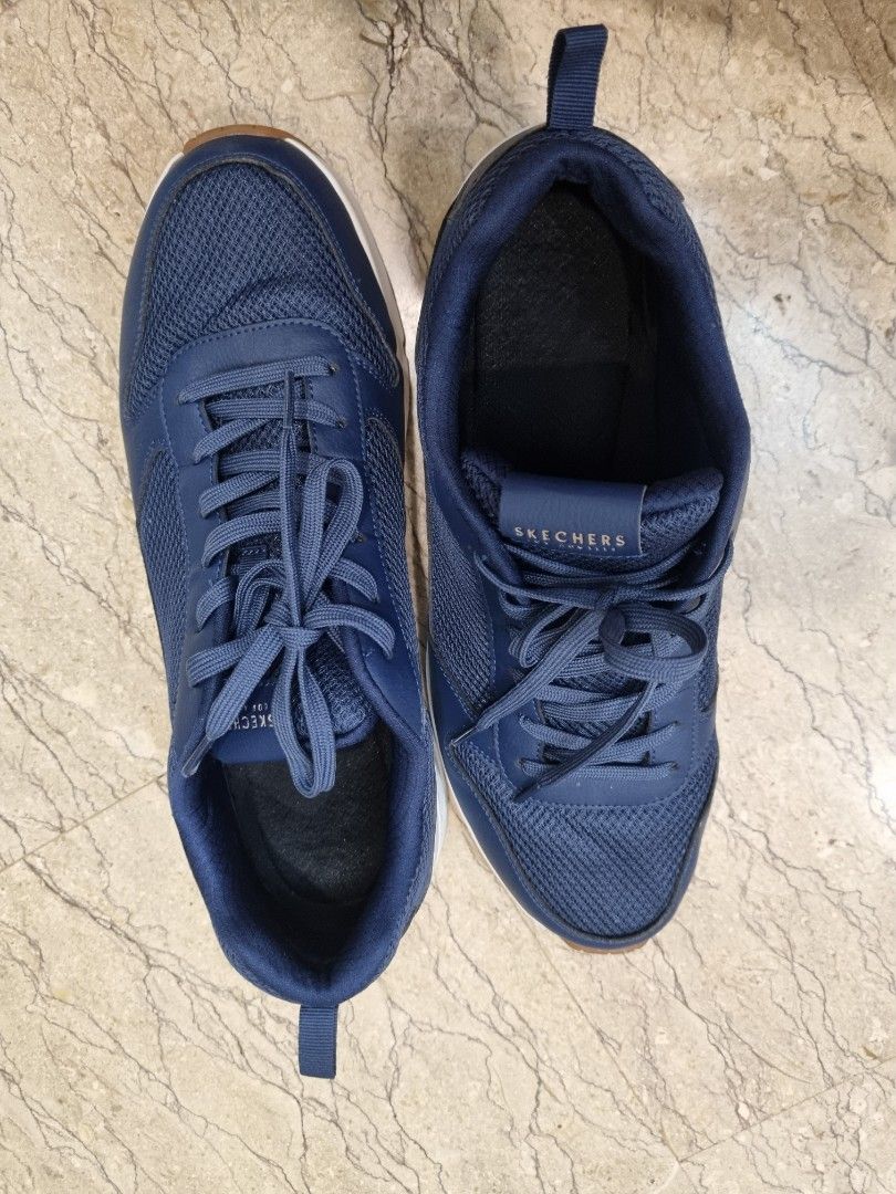 Mens blue best sale sketchers