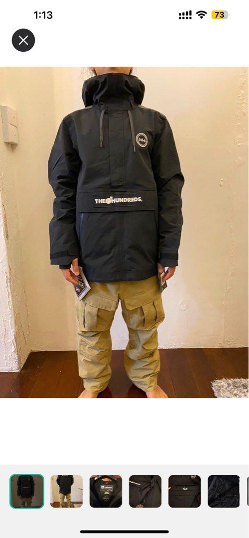 The hundreds snowboard jacket clearance