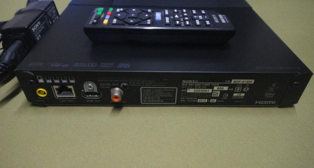 SONY BDP-S1500 藍光播放器 附遙控器 良品