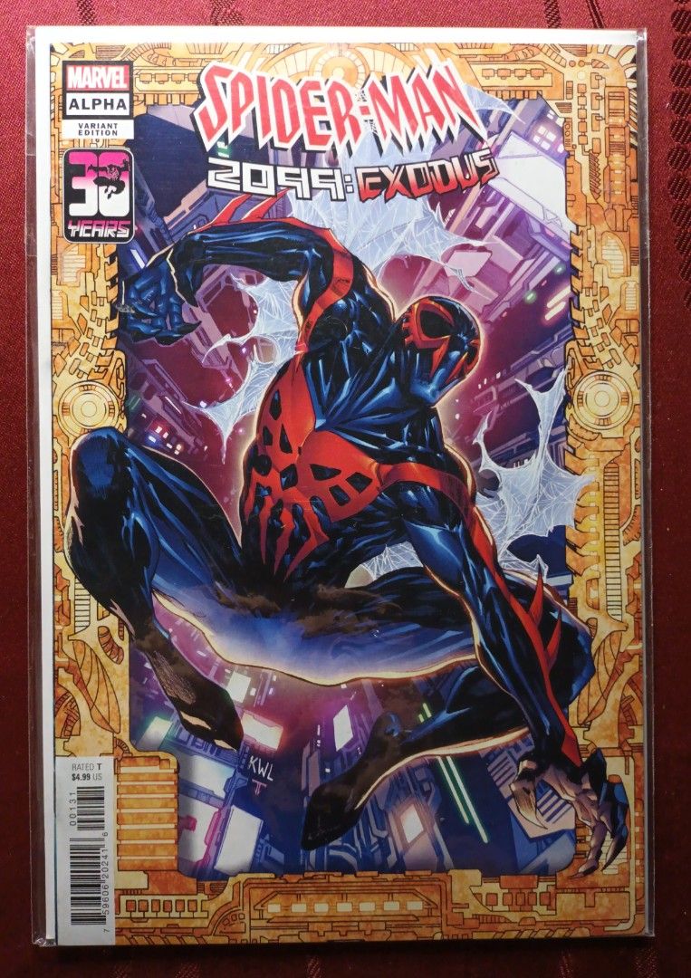 Spider-man 2099: Exodus (Category: Comics & Manga) located in Marikina City. Submitted by ferdzramos3691 (Listing ID 1252672579, Image 2). Description: Selling Spider-man 2099: Exodus (complete set), Written by Steve Orlando with various artist per issue - Paul Fry, Marco Castiello, Ze Carlos, Alessandro Miracolo and Kim Jacinto for Marvel Comics Year 2022; Issue Alpha and # 1 - 5 are all Frame Variants - cover artist - Ken Lashley & Juan Fernand