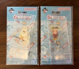 Spy x Family Anya & Bond Forger Acrylic stand from Ichiban Kuji Prize G