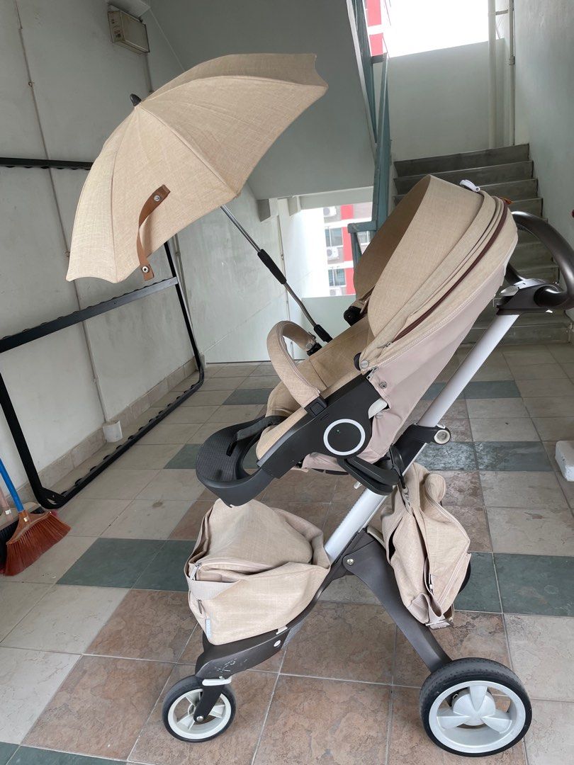 Stokke parasol beige top melange
