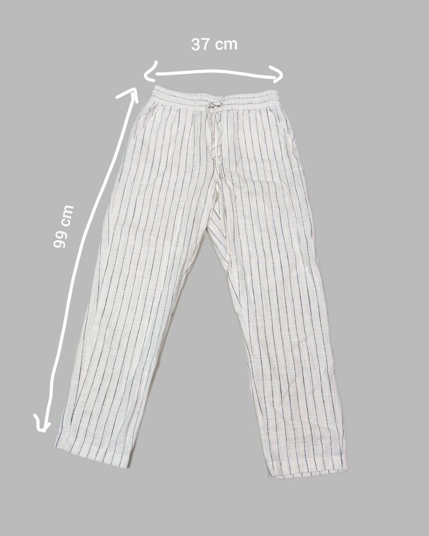 White striped new arrivals pants mens