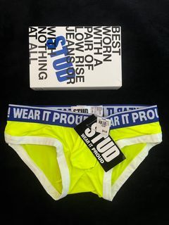 STUD Cypher Neon Yellow Brief