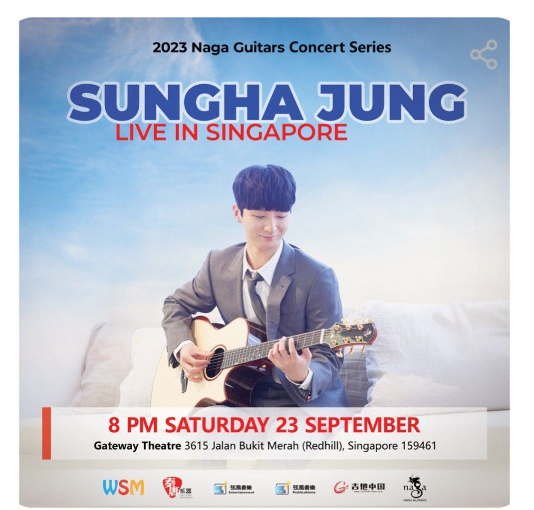 Sungha Jung concert ticket, Tickets & Vouchers, Event Tickets on Carousell