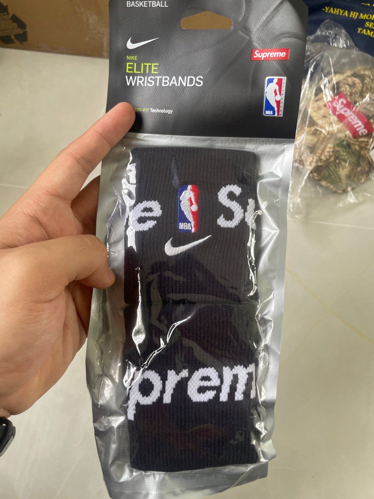 Supreme nike NBA wristbands, Men's Fashion, Activewear on Carousell