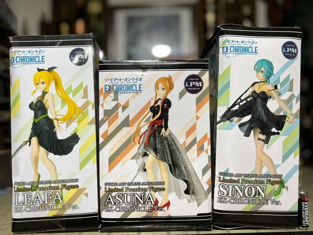 Sword Art Online ExChronicle ver. Asuna, Leafa, Sinon LPM Set