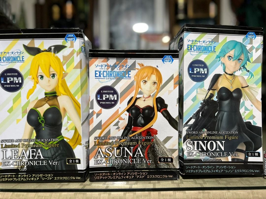 Sword Art Online ExChronicle ver. Asuna, Leafa, Sinon LPM Set