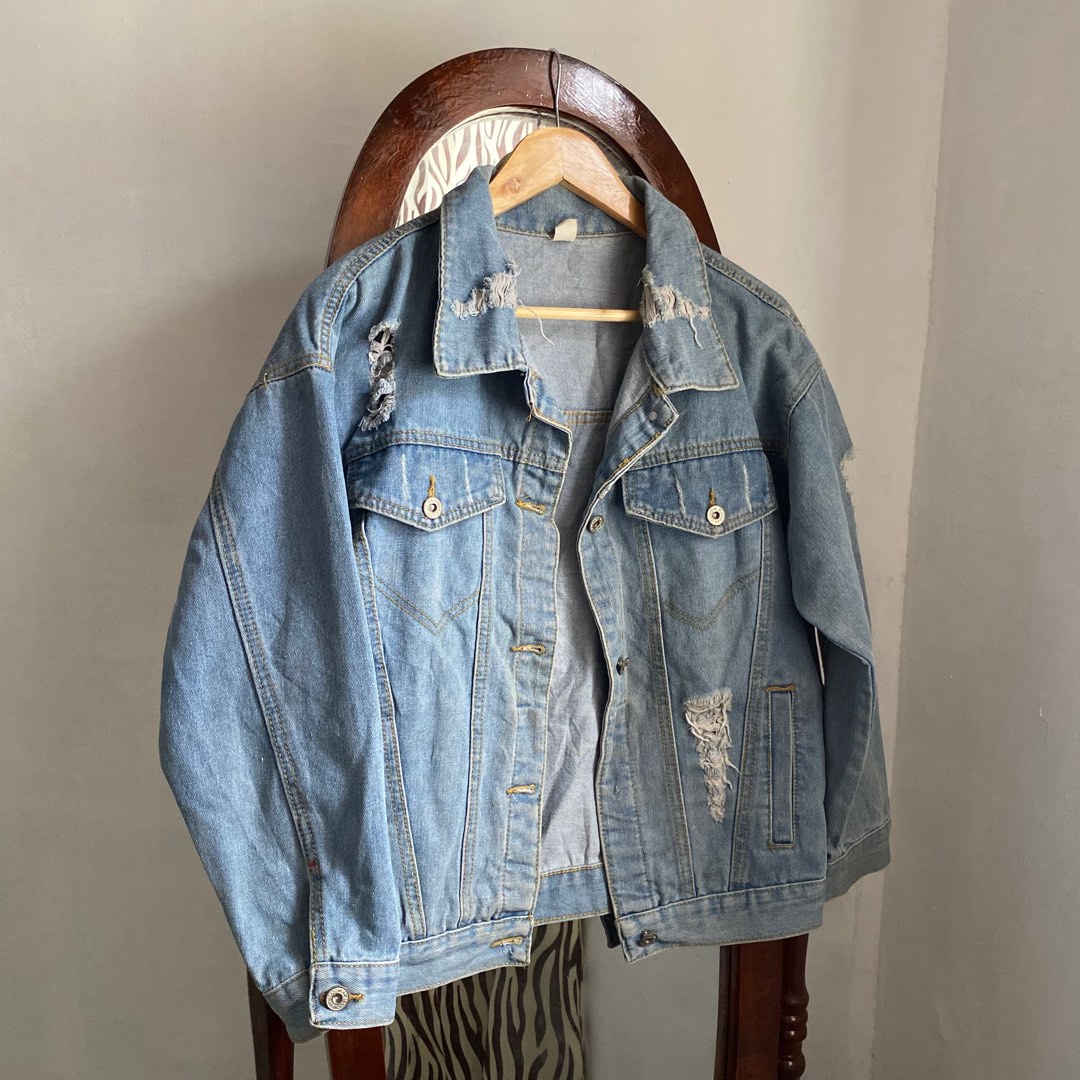 Tattered Denim Jacket