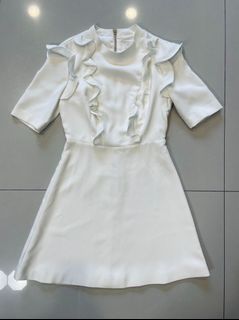 轉賣全新Ted Baker設計師款厚磅造型短袖洋裝/2號/全新附吊牌