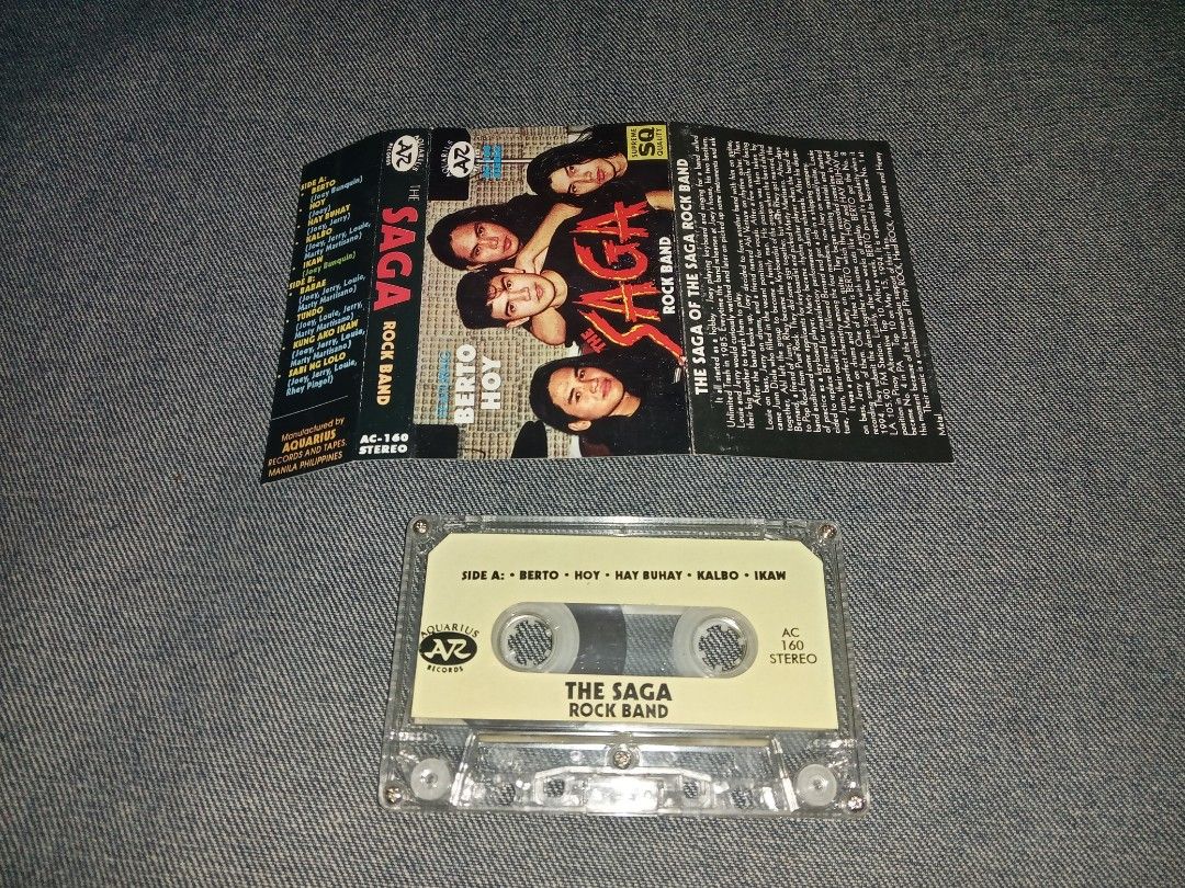 the saga rock band album cassette tape, Hobbies & Toys, Music & Media