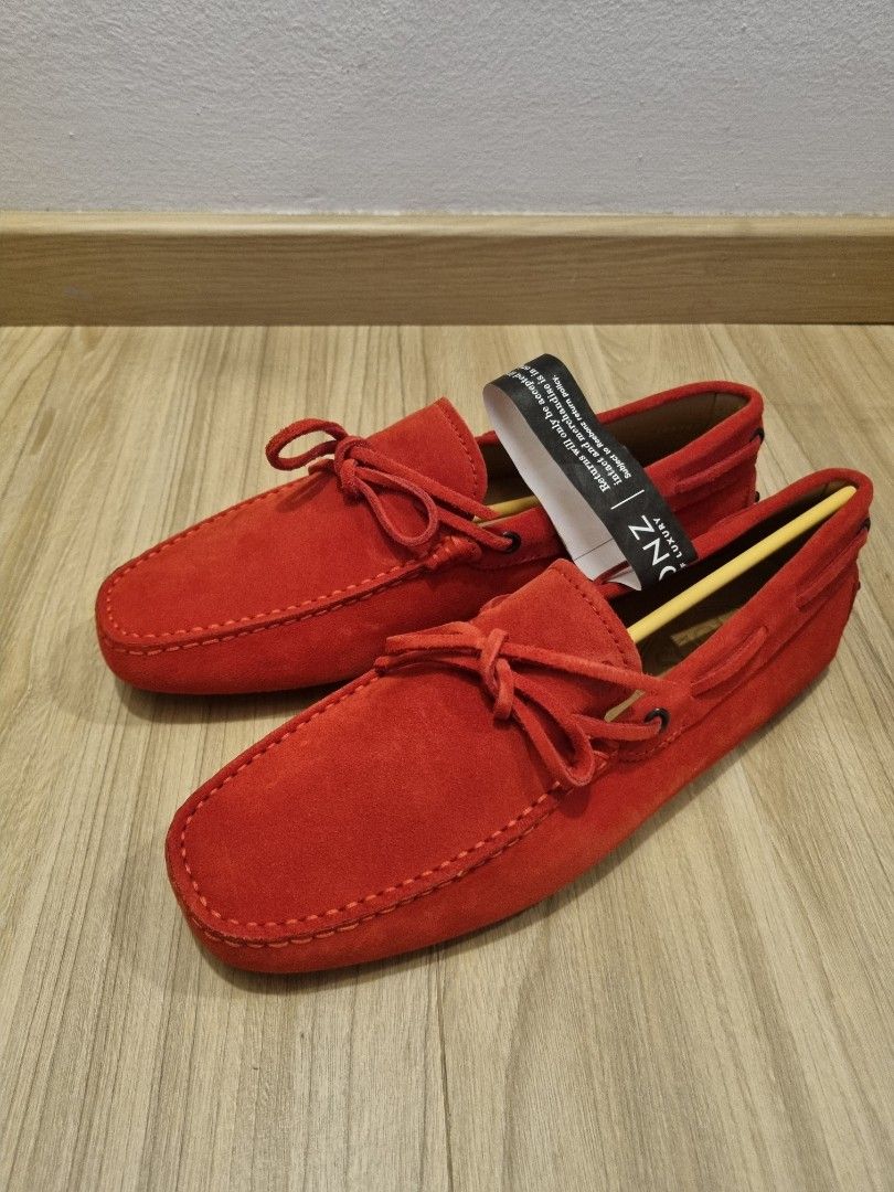 TODS LACCETTO NEW GOMMINI 122 LOAFERS IN RED, Men display picture 3
