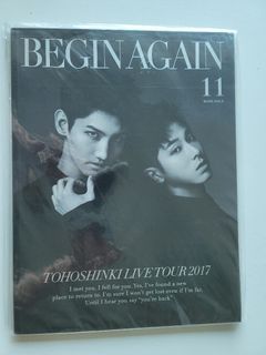 東方神起Tohoshinki Live Tour 2017 Begin Again Concert 會場Photobook