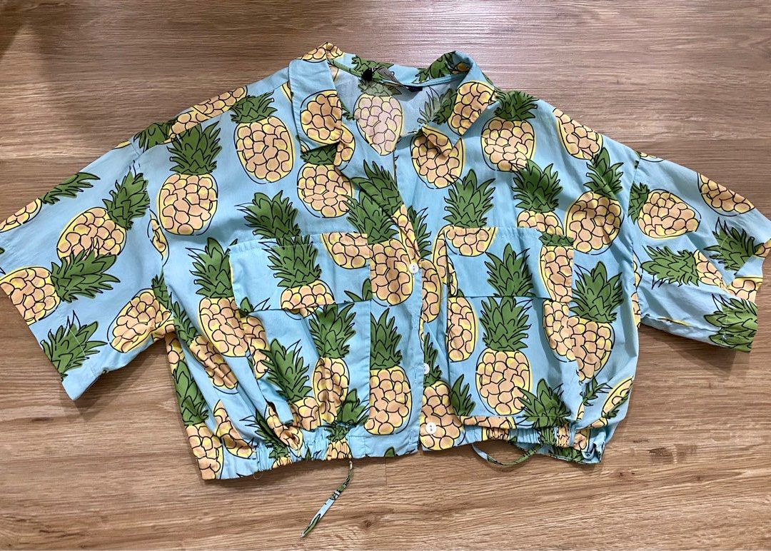 zara pineapple shirt