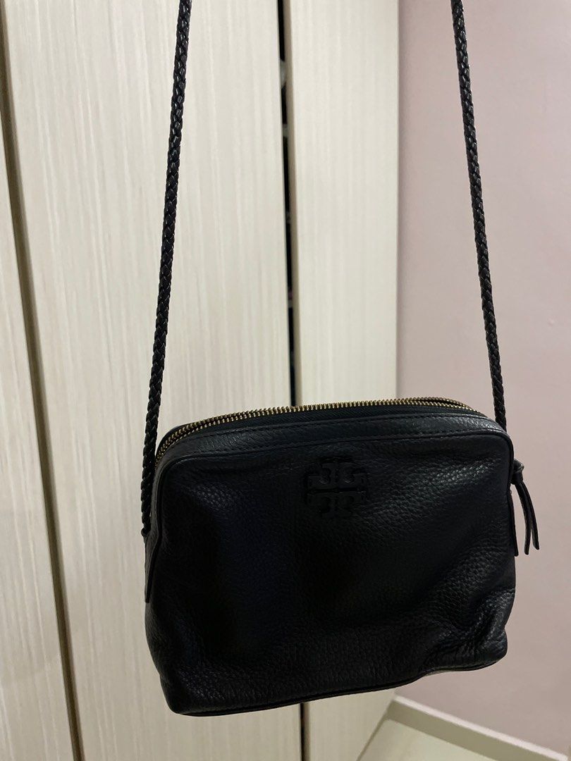 Tory Burch Taylor Camera Bag in black Women s Fashion Bags Wallets Cross body Bags on Carousell