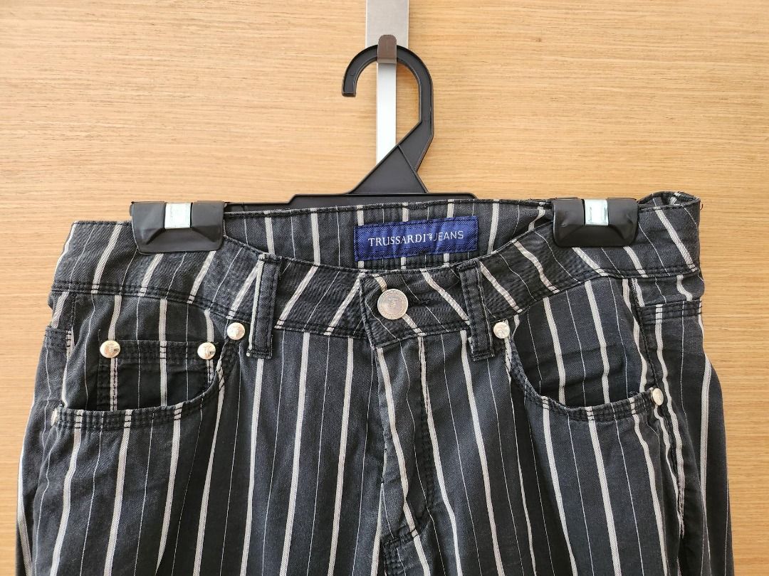 White striped shop jeans mens