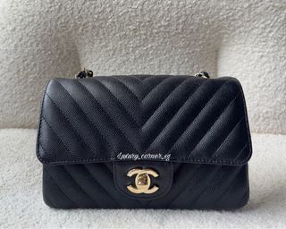 Chanel square mini vs Celine small classic box; SIZE; PRICE, WHAT FITS +  MOD SHOTS