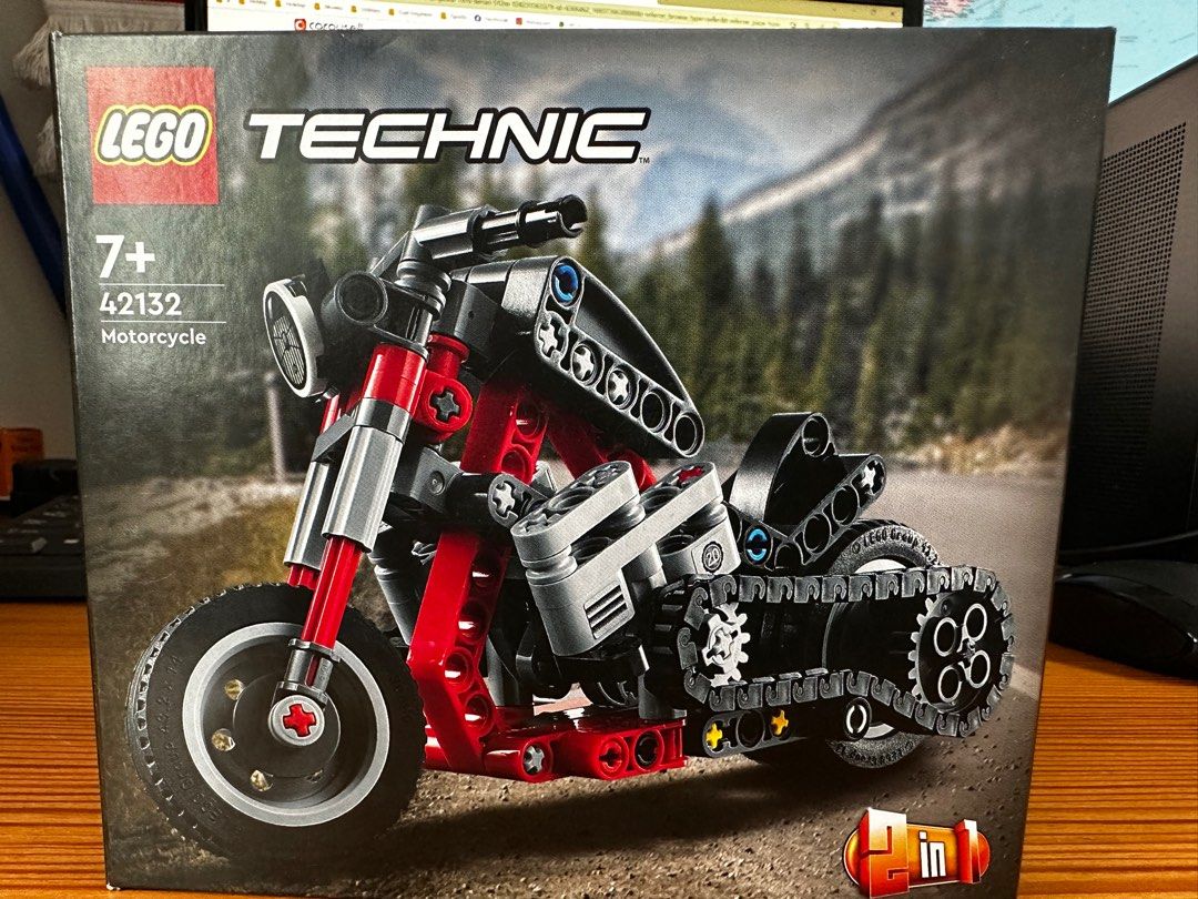 USED LEGO Technic 42132 Motorcycle, Hobbies & Toys, Toys & Games on  Carousell
