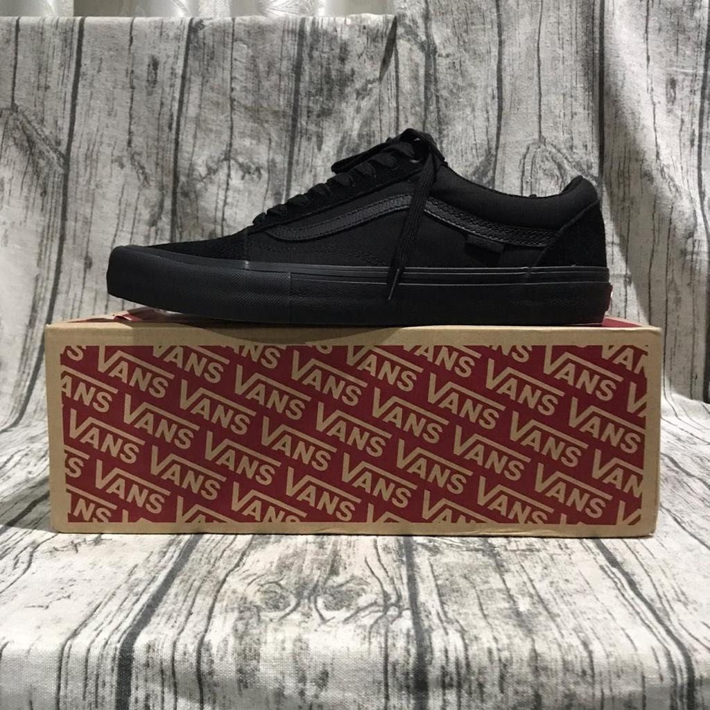 Vans old best sale skool pro blackout