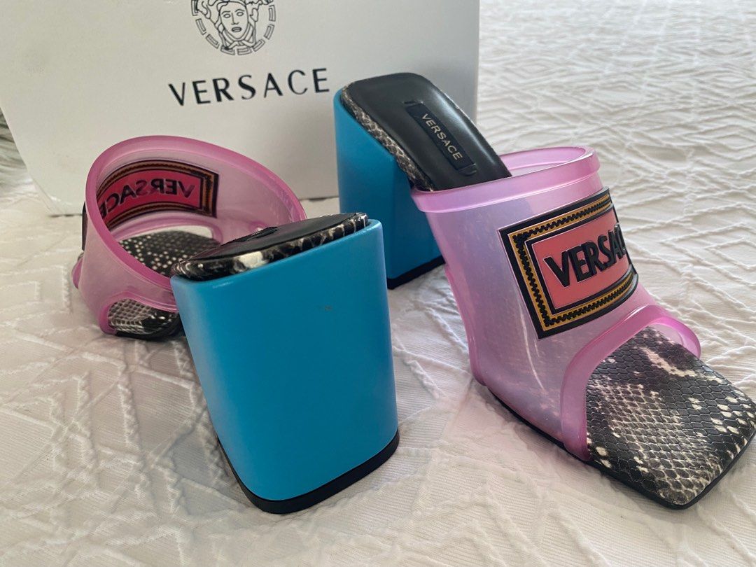 Versace discount pvc heels