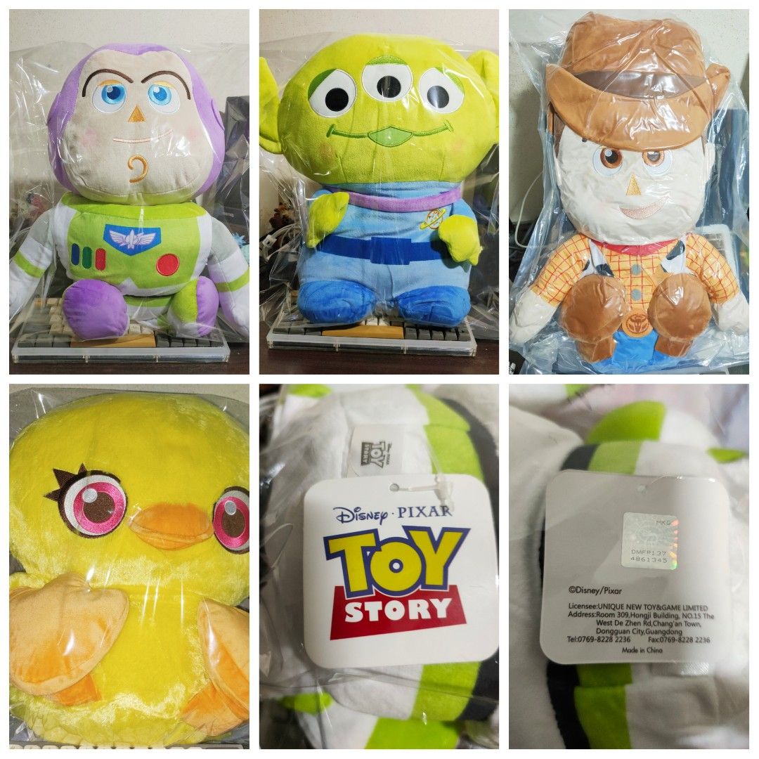 Christmas Sales Very Cute Geninue Authentic Collectible Disney Pixar 60cm Toy Story Buzz Lightyear Aliens Ducky