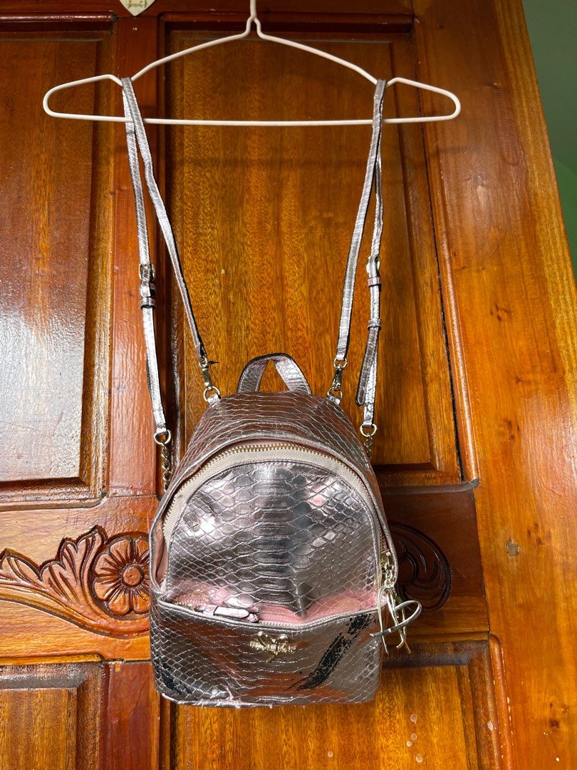 Victoria secret gold backpack discount