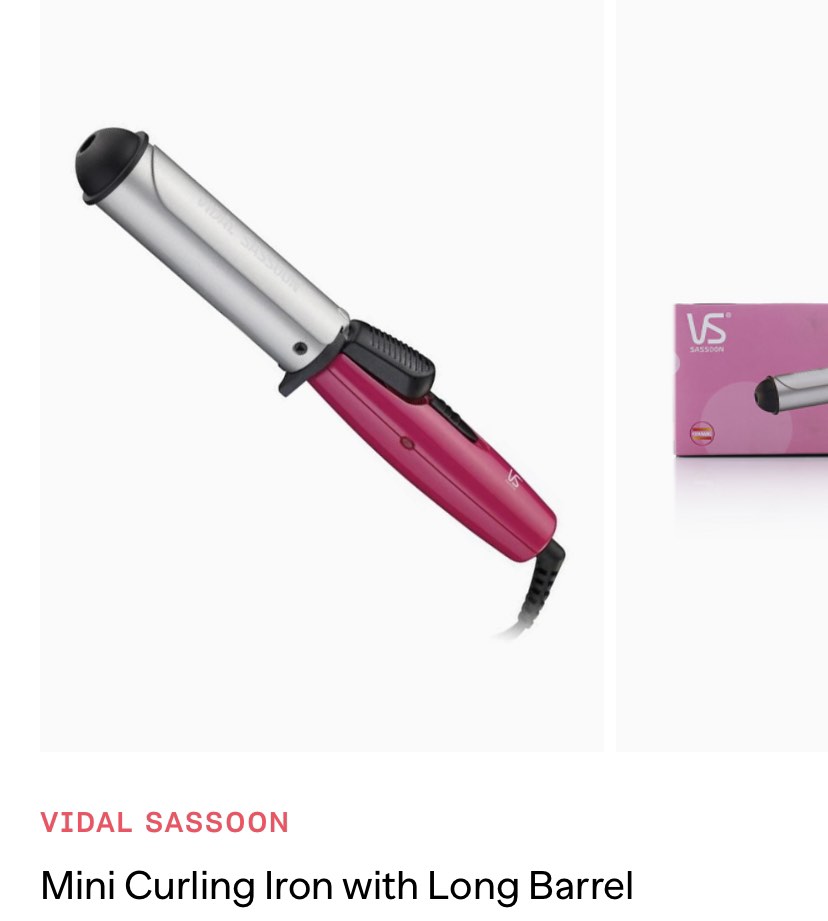 vidal sassoon curling iron