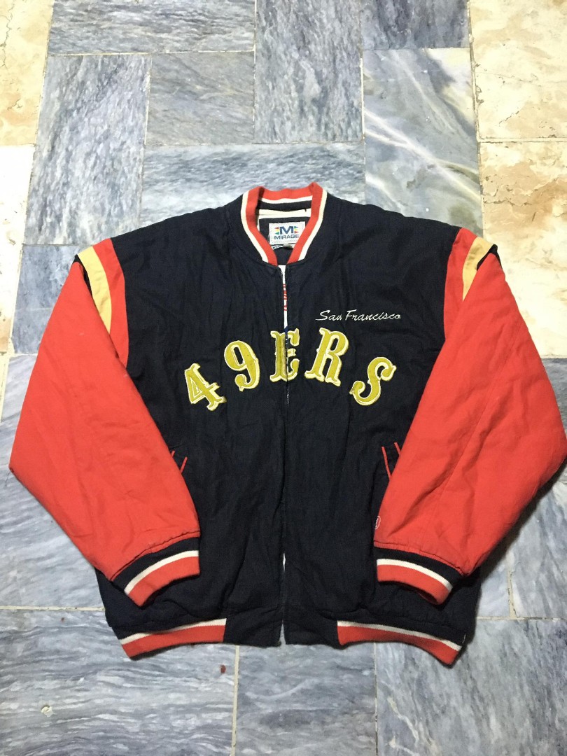 VINTAGE 90'S NFL 49ERS JACKET, Men's Fashion, Coats, Jackets and Outerwear  on Carousell