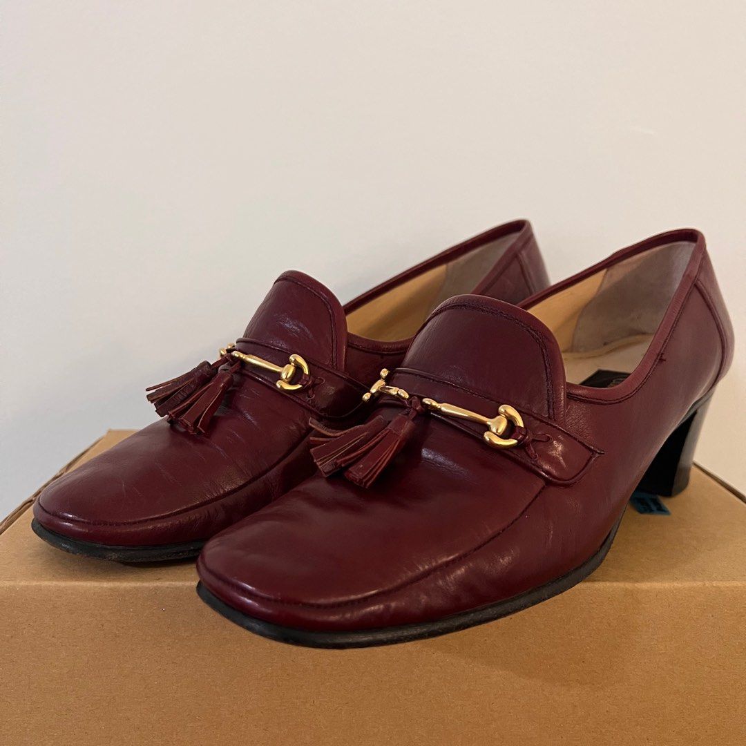 Maroon moccasins discount