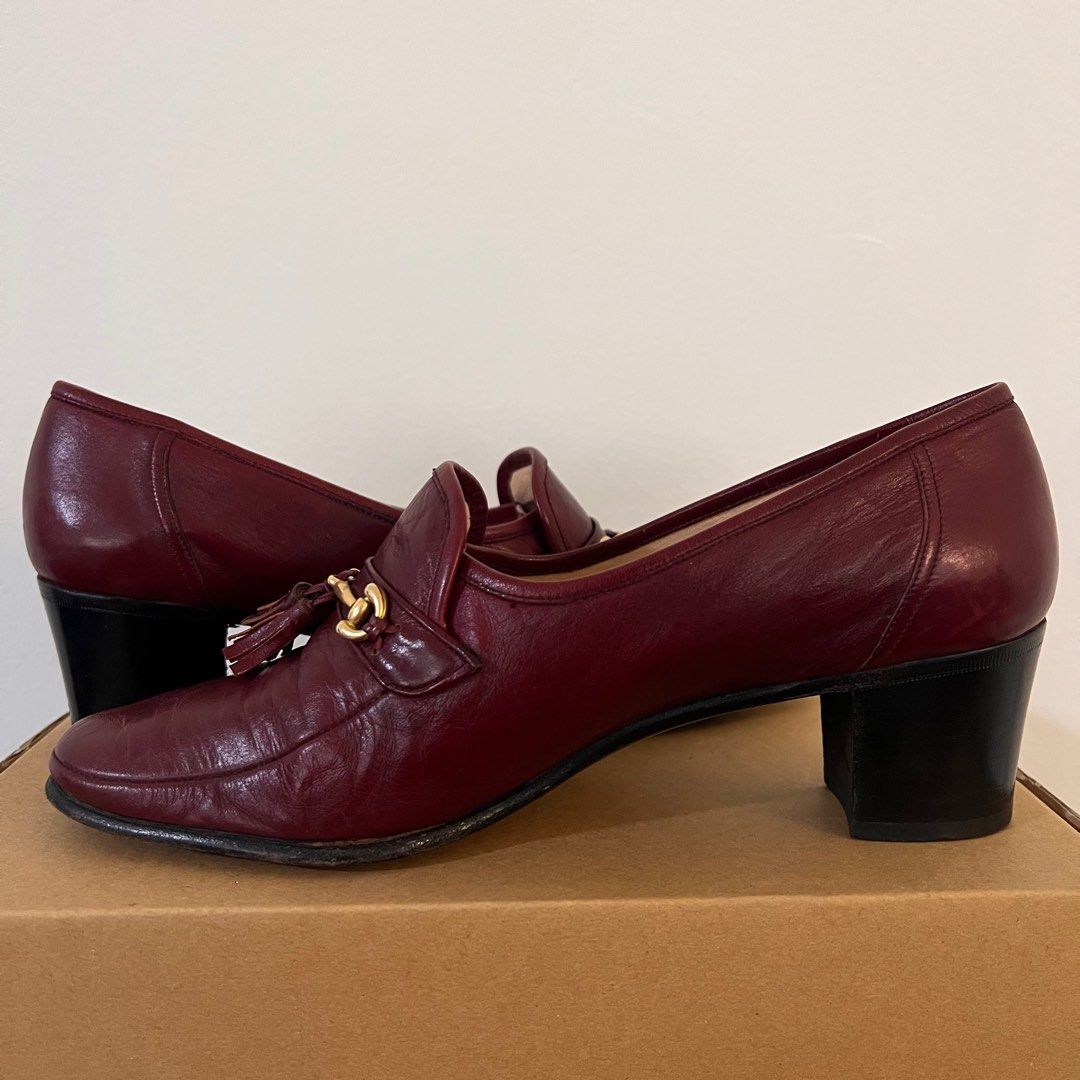 Maroon moccasins clearance