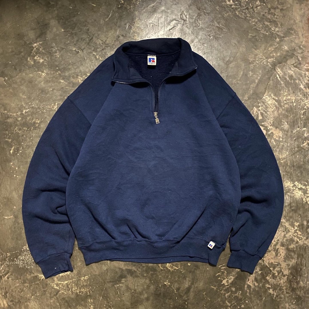 Vintage Russell Athletic Qzip Quarter Zip Men s Fashion Coats