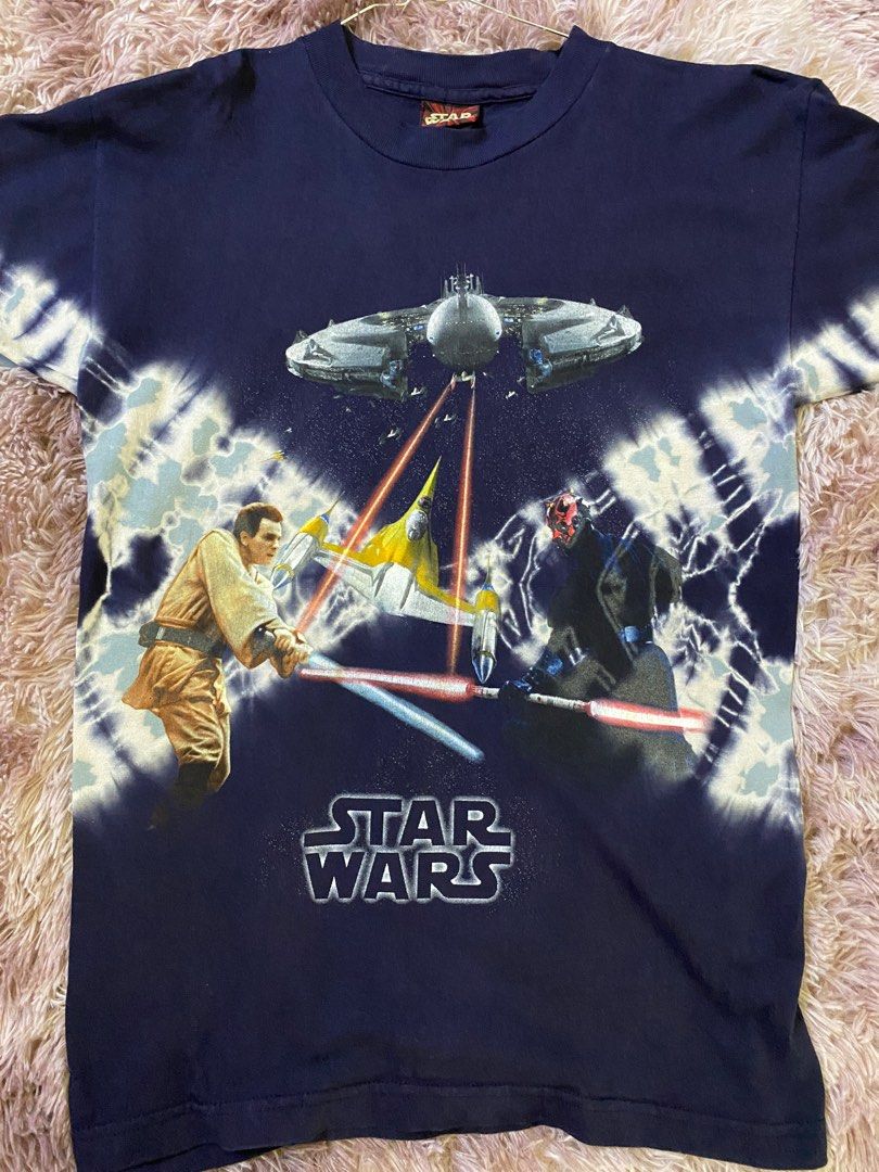Vintage Star Wars Episode 1: Phantom Menace Tie Dye Shirt