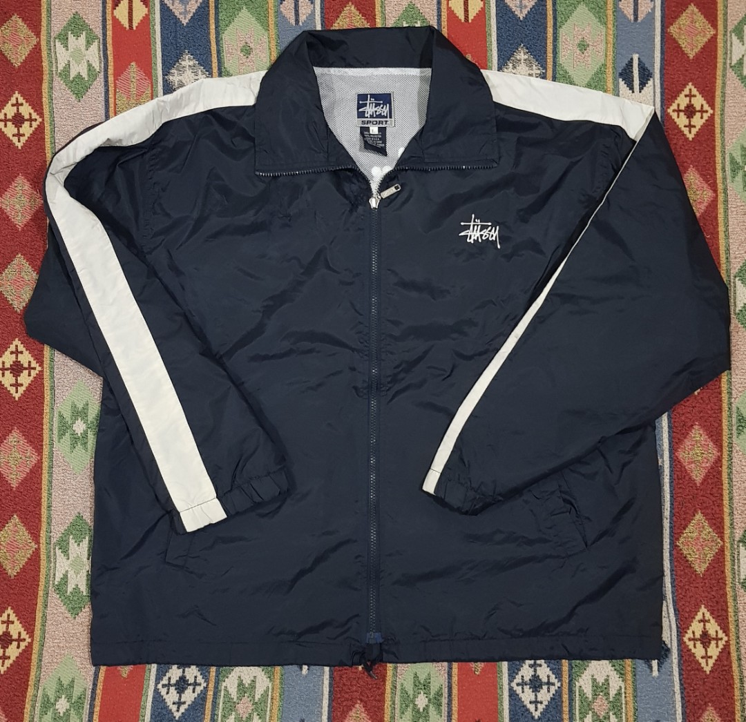 Vintage Stussy Sport Windbreaker Jacket USA, Men's Fashion, Coats ...