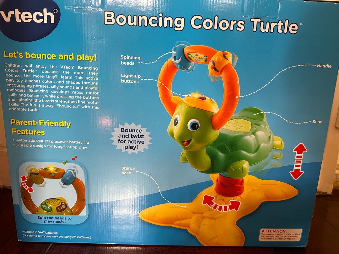 Vtech bouncing colors best sale turtle