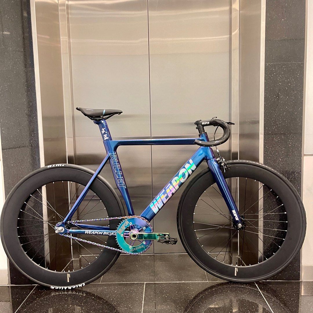 Weapon fixie bike frame set 790 complete bike 1161 fixie gear bike trick bike weapon alloy group set single speed bike chameleon fixie bike super
