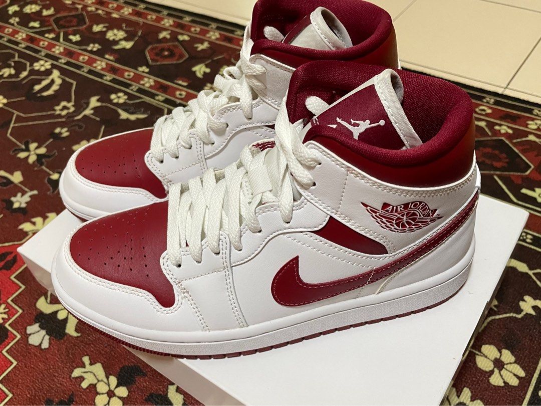 Womens NIKE Air Jordan 1 Mid Women s Fashion Footwear Sneakers