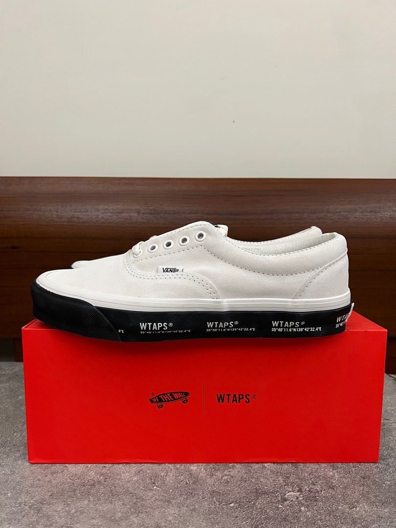 WTAPS x VANS VAULT OG ERA LX 聯名 麂皮 白色 刺繡 滑板鞋