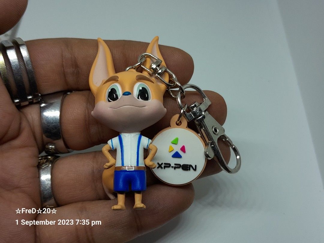 Xp-Pen 16th Anniversary Drawing Edition Figure Keychain (Category: Character Goods) located in San Pablo. Submitted by fredambion (Listing ID 1252748404, Image 2). Description: *Please Take Time To Read Descriptions & Check The Photos *What You See Is What You Get *Xp-Pen 16th Anniversary Drawing Edition Keychain *For Only 100 *Last Photo For Reference Only *2nd Hand Condition *Manage Your Expectation *Payment via Gcash or Palawan Express *Shippi