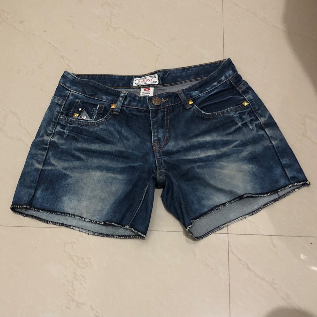 y2k vintage retro denim maong shorts cottagecore dainty on Carousell