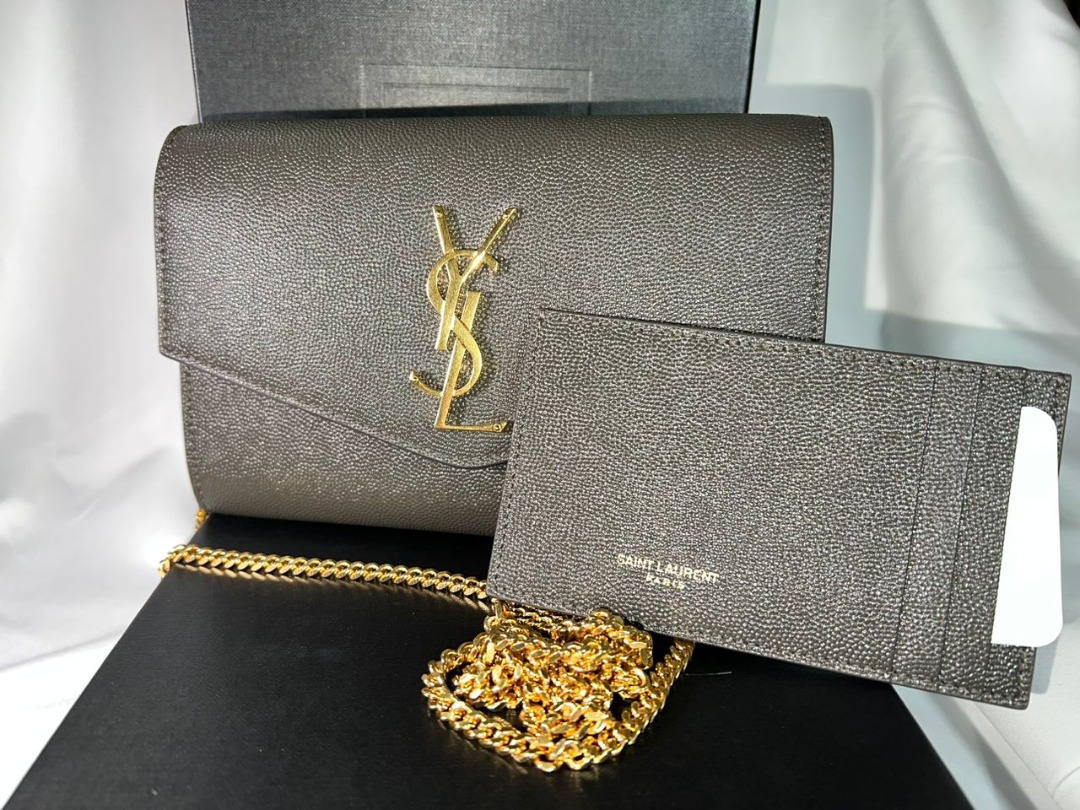 YSL Flap Pouch Uptown Chain, Luxury, Bags & Wallets on Carousell