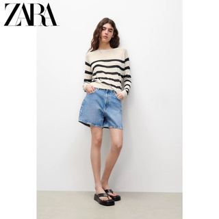 Zara條紋毛衣