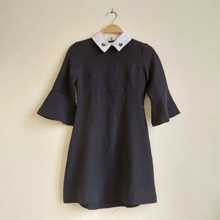 Zara Dress with Bejewelled Collar